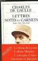 Lettres, notes et carnets